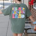 In My Daycare Era Groovy Teacher Daycare First Day Of School Women's Comfort Colors T-Shirt Back Print Moss In My Daycare Era Groovy Teacher Daycare First Day Of School Women's Comfort Colors T-Shirt Back Print Moss