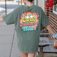 Daycare Teacher Daycare Provider Early Childhood Vibes Women's Comfort Colors T-Shirt Back Print Moss Daycare Teacher Daycare Provider Early Childhood Vibes Women's Comfort Colors T-Shirt Back Print Moss
