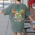 Dinosaurs Didnt Read Look What Happened To Them Teacher Women's Comfort Colors T-Shirt Back Print Moss Dinosaurs Didnt Read Look What Happened To Them Teacher Women's Comfort Colors T-Shirt Back Print Moss