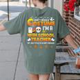 I Don't Need A Costume I'm A High School Teacher Halloween Women's Comfort Colors T-Shirt Back Print Moss I Don't Need A Costume I'm A High School Teacher Halloween Women's Comfort Colors T-Shirt Back Print Moss