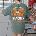 I Don't Need a Costume I'm a Math Teacher Retro Halloween Women's Comfort Colors T-Shirt Back Print Moss I Don't Need a Costume I'm a Math Teacher Retro Halloween Women's Comfort Colors T-Shirt Back Print Moss