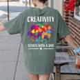 Dot Day Shirt Women Men Kids Girls Boys Teacher 2024 Dot Day Women's Comfort Colors T-Shirt Back Print Moss