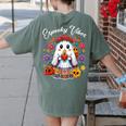Espooky Vibes Maestra Halloween Spanish Mexican Teacher Women's Comfort Colors T-Shirt Back Print Moss Espooky Vibes Maestra Halloween Spanish Mexican Teacher Women's Comfort Colors T-Shirt Back Print Moss