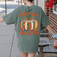 Fall In Love With Learning Book Lover Autumn Pumpkin Teacher Women's Comfort Colors T-Shirt Back Print Moss Fall In Love With Learning Book Lover Autumn Pumpkin Teacher Women's Comfort Colors T-Shirt Back Print Moss
