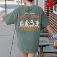 Are You Fall-O-Ween Directions Halloween TeacherGhost Book Women's Comfort Colors T-Shirt Back Print Moss Are You Fall-O-Ween Directions Halloween TeacherGhost Book Women's Comfort Colors T-Shirt Back Print Moss