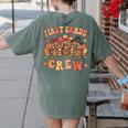 First Grade Crew Thanksgiving Fall Teacher 1st Grade Team Women's Comfort Colors T-Shirt Back Print Moss First Grade Crew Thanksgiving Fall Teacher 1st Grade Team Women's Comfort Colors T-Shirt Back Print Moss