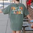 Fourth Grade Dream Team 4th Grade Teacher Back To School Women's Comfort Colors T-Shirt Back Print Moss Fourth Grade Dream Team 4th Grade Teacher Back To School Women's Comfort Colors T-Shirt Back Print Moss