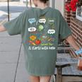 Friendship Inclusion Language Teacher It Starts With Hello Women's Comfort Colors T-Shirt Back Print Moss Friendship Inclusion Language Teacher It Starts With Hello Women's Comfort Colors T-Shirt Back Print Moss