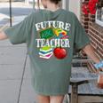 Future Teacher With Canyon And Book Teacher Men Women Girls Kids Women's Comfort Colors T-Shirt Back Print Moss Future Teacher With Canyon And Book Teacher Men Women Girls Kids Women's Comfort Colors T-Shirt Back Print Moss