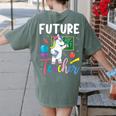 Future Teacher School Teacher Female Women's Comfort Colors T-Shirt Back Print Moss Future Teacher School Teacher Female Women's Comfort Colors T-Shirt Back Print Moss