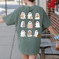 Ghost Speech Therapy Teacher Spooky Season Halloween Women's Comfort Colors T-Shirt Back Print Moss Ghost Speech Therapy Teacher Spooky Season Halloween Women's Comfort Colors T-Shirt Back Print Moss