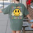 You All Gonna Learn Today Shirt Retro Groovy Teacher Life Women's Comfort Colors T-Shirt Back Print Moss You All Gonna Learn Today Shirt Retro Groovy Teacher Life Women's Comfort Colors T-Shirt Back Print Moss