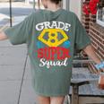 Grade 8 Super Squad Superhero Teacher Team Women's Comfort Colors T-Shirt Back Print Moss Grade 8 Super Squad Superhero Teacher Team Women's Comfort Colors T-Shirt Back Print Moss
