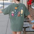 Grammar Teacher Punctuation For English Teacher Men Women Women's Comfort Colors T-Shirt Back Print Moss