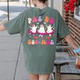 Halloween Dance Teacher Pas De Boo-Ree Ghost Ballet Dancer Women's Comfort Colors T-Shirt Back Print Moss Halloween Dance Teacher Pas De Boo-Ree Ghost Ballet Dancer Women's Comfort Colors T-Shirt Back Print Moss