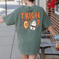 Halloween Medical Lab Science Microbiology Scientist Teacher Men Women Women's Comfort Colors T-Shirt Back Print Moss Halloween Medical Lab Science Microbiology Scientist Teacher Men Women Women's Comfort Colors T-Shirt Back Print Moss