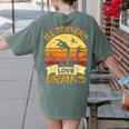 Halloween Teacher Shirt All Teachers Love Brains Halloween Men Women Women's Comfort Colors T-Shirt Back Print Moss Halloween Teacher Shirt All Teachers Love Brains Halloween Men Women Women's Comfort Colors T-Shirt Back Print Moss