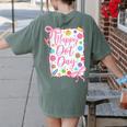 Happy Dot Day Bow Coquette For Teacher Girls Women's Comfort Colors T-Shirt Back Print Moss Happy Dot Day Bow Coquette For Teacher Girls Women's Comfort Colors T-Shirt Back Print Moss