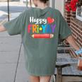 Happy Fri-Yay Friday Lovers Fun Teacher Life Weekend Women's Comfort Colors T-Shirt Back Print Moss Happy Fri-Yay Friday Lovers Fun Teacher Life Weekend Women's Comfort Colors T-Shirt Back Print Moss