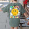 Happy Fri-Yay Teacher Friday Weekend School Women's Comfort Colors T-Shirt Back Print Moss Happy Fri-Yay Teacher Friday Weekend School Women's Comfort Colors T-Shirt Back Print Moss