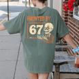 Haunted By 67 Halloween 67 Meme Six Seven Teacher Women's Comfort Colors T-Shirt Back Print Moss Haunted By 67 Halloween 67 Meme Six Seven Teacher Women's Comfort Colors T-Shirt Back Print Moss