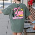 Hello 3rd Third Grade Back To School Pink Leopard Teacher Women's Comfort Colors T-Shirt Back Print Moss Hello 3rd Third Grade Back To School Pink Leopard Teacher Women's Comfort Colors T-Shirt Back Print Moss