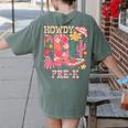 Howdy Pre-K Cowgirls Teacher Back To School Women's Comfort Colors T-Shirt Back Print Moss Howdy Pre-K Cowgirls Teacher Back To School Women's Comfort Colors T-Shirt Back Print Moss