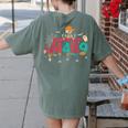 HUGvyn Square Root 4489 Math Teacher 67 Meme Halloween Women's Comfort Colors T-Shirt Back Print Moss