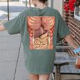 Human Muscles Organs Scary Anatomy Teacher Halloween Costume Women's Comfort Colors T-Shirt Back Print Moss Human Muscles Organs Scary Anatomy Teacher Halloween Costume Women's Comfort Colors T-Shirt Back Print Moss