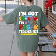 I'm Not Short I'm Pre-K Teacher Size Back To School Teacher Women's Comfort Colors T-Shirt Back Print Moss I'm Not Short I'm Pre-K Teacher Size Back To School Teacher Women's Comfort Colors T-Shirt Back Print Moss