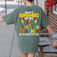 I'm Not a Superhero But I'm a SPED Special Education Teacher Women's Comfort Colors T-Shirt Back Print Moss I'm Not a Superhero But I'm a SPED Special Education Teacher Women's Comfort Colors T-Shirt Back Print Moss