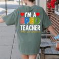 I'm A SPED Teacher Special Education Teacher Women's Comfort Colors T-Shirt Back Print Moss I'm A SPED Teacher Special Education Teacher Women's Comfort Colors T-Shirt Back Print Moss