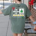 I'm Working For Christmas Break 5 Stars Christmas Teacher Women's Comfort Colors T-Shirt Back Print Moss I'm Working For Christmas Break 5 Stars Christmas Teacher Women's Comfort Colors T-Shirt Back Print Moss