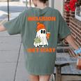 Inclusion Isn't Scary Shirt Halloween SLP Sped Teacher Women's Comfort Colors T-Shirt Back Print Moss