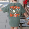 Inclusion Isn't Scary SLP Sped Teacher Halloween Women's Comfort Colors T-Shirt Back Print Moss
