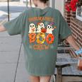 Insurance Boo Crew Halloween Spooky Costume Teacher Women's Comfort Colors T-Shirt Back Print Moss Insurance Boo Crew Halloween Spooky Costume Teacher Women's Comfort Colors T-Shirt Back Print Moss