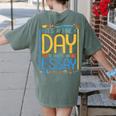 It's A Fine Day To Write An Essay Class English Teacher Women's Comfort Colors T-Shirt Back Print Moss