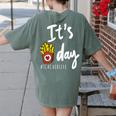 It's Fry Day Teacher Life Women's Comfort Colors T-Shirt Back Print Moss It's Fry Day Teacher Life Women's Comfort Colors T-Shirt Back Print Moss