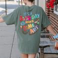 It's A Good Day To Make Some Art Artist Drawing Teacher Tees Women's Comfort Colors T-Shirt Back Print Moss It's A Good Day To Make Some Art Artist Drawing Teacher Tees Women's Comfort Colors T-Shirt Back Print Moss