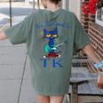 Its All Good In TK Cat Transitional Kindergarten Teacher Kid Women's Comfort Colors T-Shirt Back Print Moss Its All Good In TK Cat Transitional Kindergarten Teacher Kid Women's Comfort Colors T-Shirt Back Print Moss