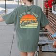 It's In The Syllabus Shirt Professor Saying College Teacher For Men Women Women's Comfort Colors T-Shirt Back Print Moss
