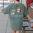Just Anotter School Day Cute Otter Lover Teacher Student Women's Comfort Colors T-Shirt Back Print Moss Just Anotter School Day Cute Otter Lover Teacher Student Women's Comfort Colors T-Shirt Back Print Moss