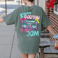 Kindergarten Is My Jam Cute Teacher Shirt 80's 90's Styl Women's Comfort Colors T-Shirt Back Print Moss Kindergarten Is My Jam Cute Teacher Shirt 80's 90's Styl Women's Comfort Colors T-Shirt Back Print Moss