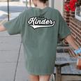 Kindergarten TEAM School Teacher Kinder Baseball-Style Shirt Women's Comfort Colors T-Shirt Back Print Moss Kindergarten TEAM School Teacher Kinder Baseball-Style Shirt Women's Comfort Colors T-Shirt Back Print Moss