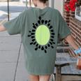 Kiwi Easy Costume Halloween Fruit Lover School Teacher Fun Women's Comfort Colors T-Shirt Back Print Moss Kiwi Easy Costume Halloween Fruit Lover School Teacher Fun Women's Comfort Colors T-Shirt Back Print Moss