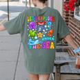 Let's Explore Under The Sea Back To School Student Teacher Women's Comfort Colors T-Shirt Back Print Moss Let's Explore Under The Sea Back To School Student Teacher Women's Comfort Colors T-Shirt Back Print Moss