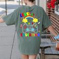 Level Up Your Education Gaming Inspired Teacher Gamers For Men Women Kids Women's Comfort Colors T-Shirt Back Print Moss Level Up Your Education Gaming Inspired Teacher Gamers For Men Women Kids Women's Comfort Colors T-Shirt Back Print Moss