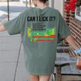 Can I Lick It Periodic Table Chart Science Teacher Women's Comfort Colors T-Shirt Back Print Moss Can I Lick It Periodic Table Chart Science Teacher Women's Comfort Colors T-Shirt Back Print Moss
