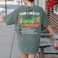 Can I Lick It Periodic Table Shirt Science Chemistry Teacher Women's Comfort Colors T-Shirt Back Print Moss Can I Lick It Periodic Table Shirt Science Chemistry Teacher Women's Comfort Colors T-Shirt Back Print Moss