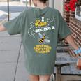 I Love Bee-Ing A Special Education Teacher Honey Bee Job For Men Women Women's Comfort Colors T-Shirt Back Print Moss I Love Bee-Ing A Special Education Teacher Honey Bee Job For Men Women Women's Comfort Colors T-Shirt Back Print Moss